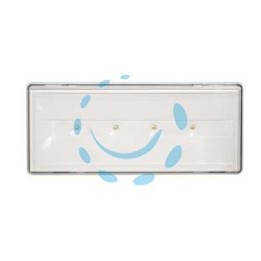 LAMPADA EMERGENZA LED DA PARETE E DA INCASSO STILE + - 11w - 4000°K naturale - mm.280x46X119h