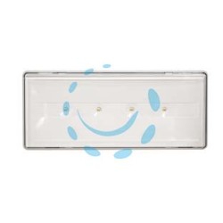 LAMPADA EMERGENZA LED DA PARETE E DA INCASSO STILE + - 11w - 4000°K naturale - mm.280x46X119h