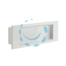 LAMPADA EMERGENZA LED DA PARETE E DA INCASSO STELE IN - 11w - 4000°K naturale - mm.292x55.5x102h. 