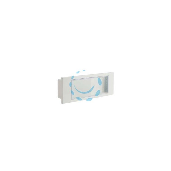 LAMPADA EMERGENZA LED DA PARETE E DA INCASSO STELE IN - 11w - 4000°K naturale - mm.292x55.5x102h. 