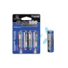 PILA STILO CARICA500 (AA) - 1,2v 1500 mAh blister da 4 pezzi