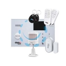 KIT DI ALLARME WIRELESS WIFI/GSM PRONTO ALL'USO DOM-E 
