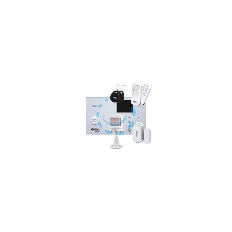 KIT DI ALLARME WIRELESS WIFI/GSM PRONTO ALL'USO DOM-E 