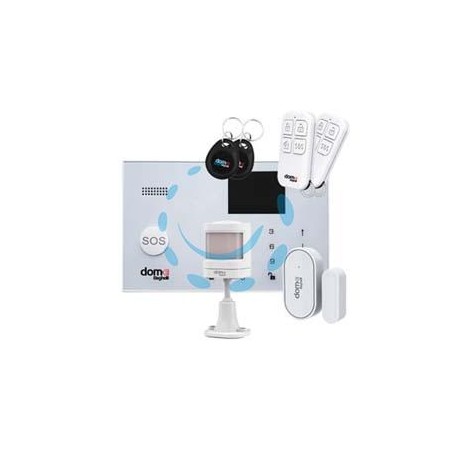 KIT DI ALLARME WIRELESS WIFI/GSM PRONTO ALL'USO DOM-E 