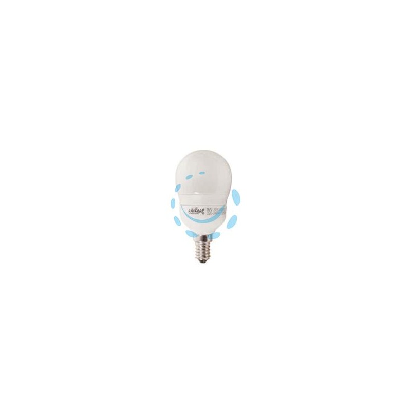 LAMPADA ELETTRONICA A SFERA OPALE E14 - 9w - E14 - 2700°K calda