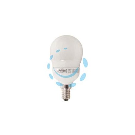 LAMPADA ELETTRONICA A SFERA OPALE E14 - 9w - E14 - 2700°K calda