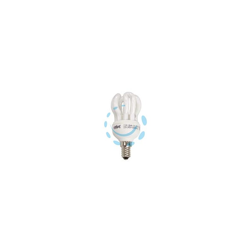 LAMPADA ELETTRONICA COMPATTA E14 - 11w - E14 - 2700°K calda