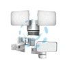 PROIETTORE LED BIDIREZIONALE "WINGS" IP54 - 30w - 4000°K naturale - 2250 lm