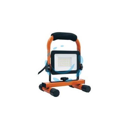 PROIETTORE LED WORK PORTATILE IP44 E IP65 - 30w - 4000°K naturale - 3000 lm