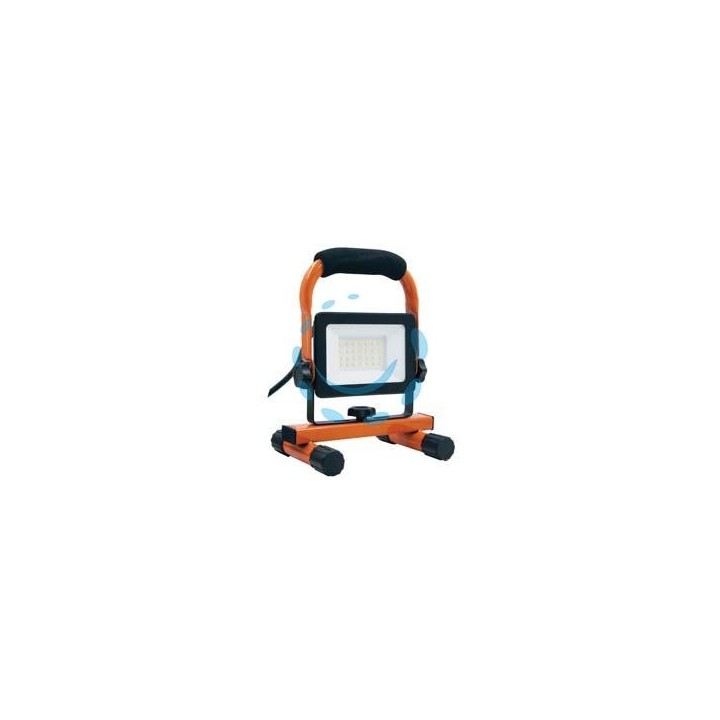 PROIETTORE LED WORK PORTATILE IP44 E IP65 - 30w - 4000°K naturale - 3000 lm