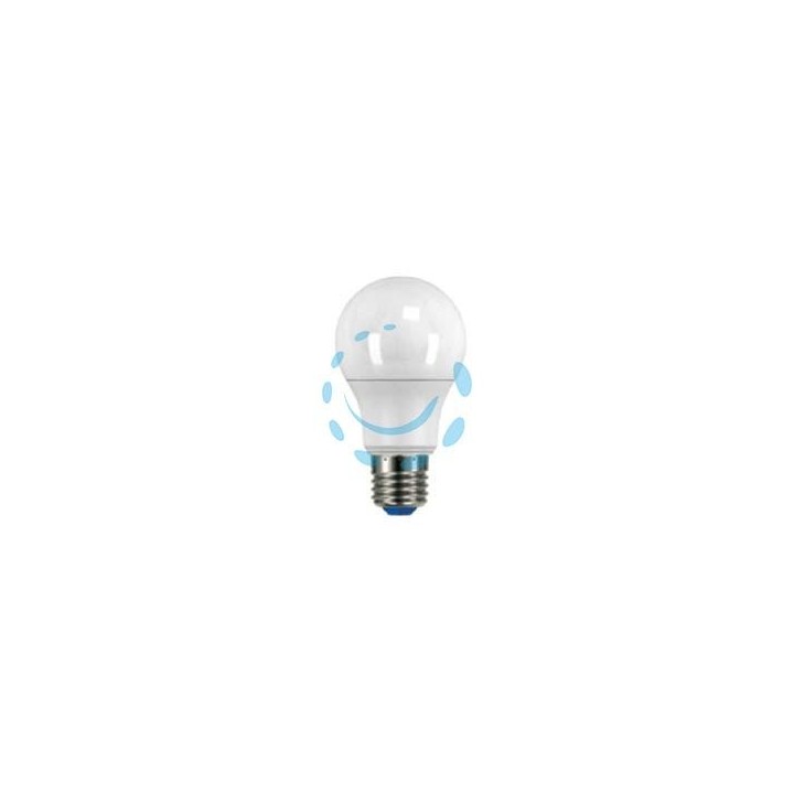 LAMPADA LED GOCCIA OPALE E27 - 5.5w - 2700°K calda - 470 lm - 240°- 60x110h