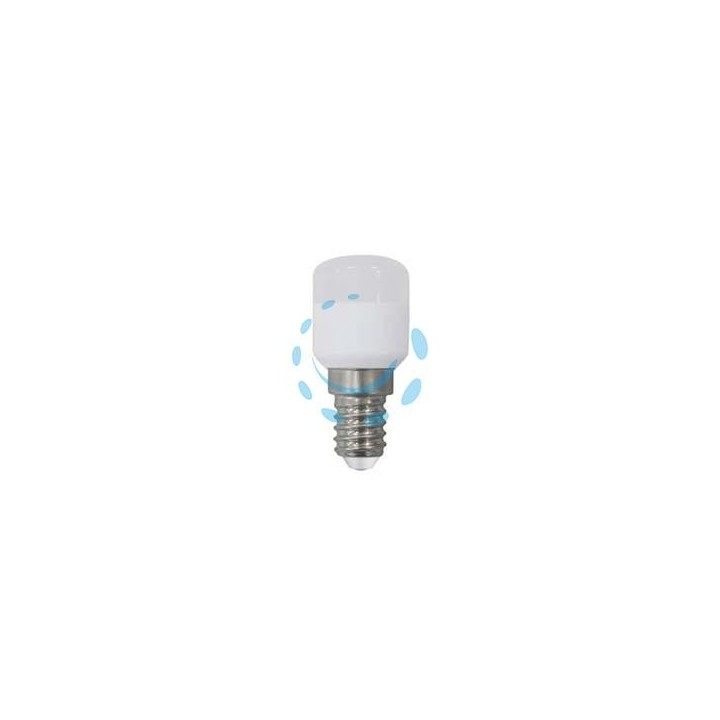 LAMPADA PICCOLA PERA LED PER FRIGORIFERI E14 - 1.3w - E14 - 6500°K fredda - 150 lm - 25x55h