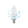 LAMPADA LED OLIVA OPALE E14 - 4.9w - 2700°K calda - 470 lm - 280° - 35x105h