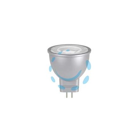 LAMPADA SPOT LED MR11 GU4 - 2.3w - 2700°K calda - 200 lm - 34x40h