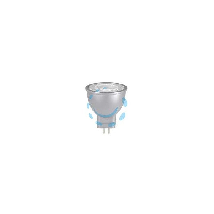 LAMPADA SPOT LED MR11 GU4 - 2.3w - 2700°K calda - 200 lm - 34x40h