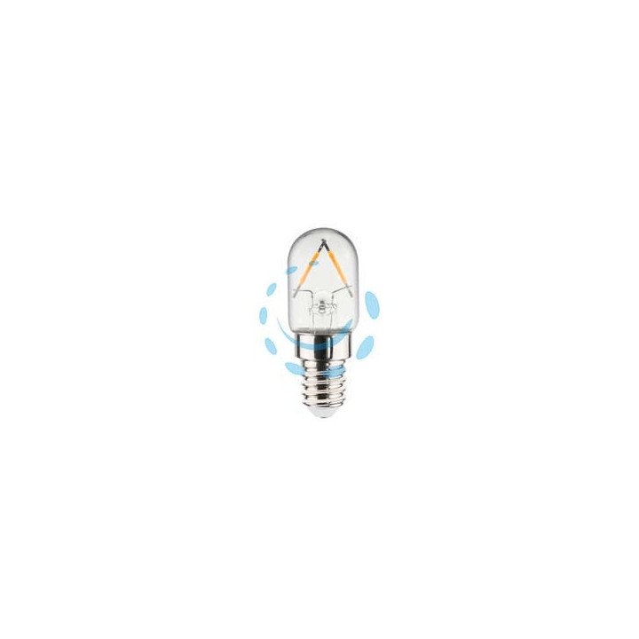 LAMPADA PICCOLA PERA FILO LED STICK E14 - 1,5w - 2700°K calda - 140 lm - mm.20x56h
