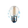 LAMPADA FILO LED SFERA STICK E27 - 4.5w - 4000°K naturale - 470 lm - 45x78h