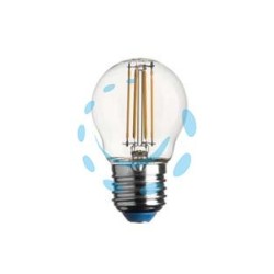 LAMPADA FILO LED SFERA STICK E27 - 6w - 4000°K naturale - 806 lm - 45x78h