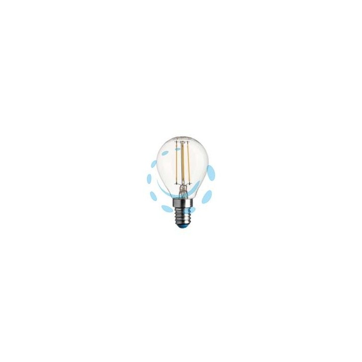 LAMPADA FILO LED SFERA STICK E14 - 4.5w - 4000°K naturale - 470 lm - 45x80h