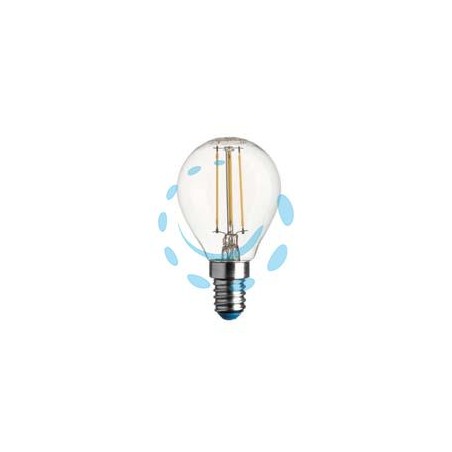 LAMPADA FILO LED SFERA STICK E14 - 6w - 4000°K naturale - 806 lm - 45x80h