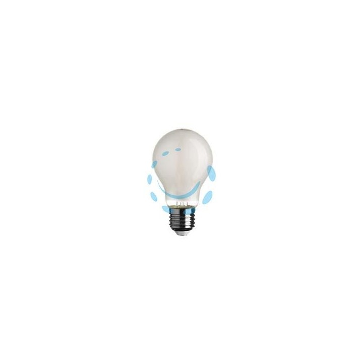 LAMPADA FILO LED GOCCIA STICK SATINATA E27 - 7w - 2700°K calda - 806 lm - 60x108h