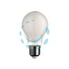 LAMPADA FILO LED GOCCIA STICK SATINATA E27 - 7w - 2700°K calda - 806 lm - 60x108h