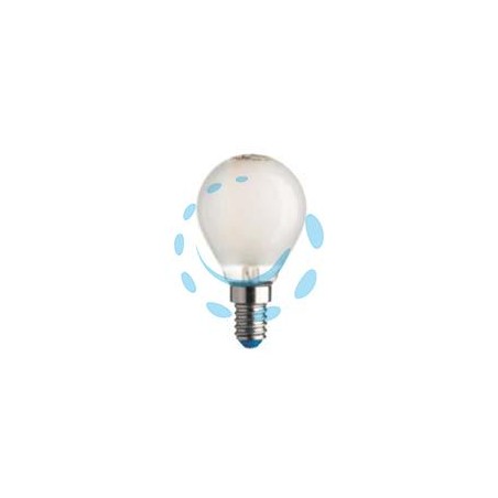 LAMPADA FILO LED SFERA STICK SATINATA E14 - 4.5w - 2700°K calda - 470 lm - 45x80h