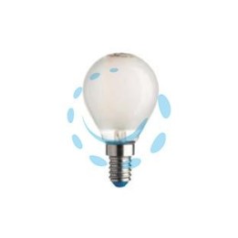 LAMPADA FILO LED SFERA STICK SATINATA E14 - 4.5w - 4000°K naturale - 470 lm - 45x80h