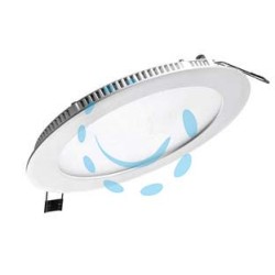 PANNELLO LED TONDO ULTRA SLIM DA INCASSO - 12w - 4000°K naturale - 1100 lm - ø mm.172
