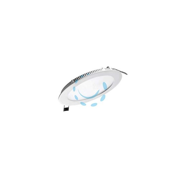 PANNELLO LED TONDO ULTRA SLIM DA INCASSO - 12w - 4000°K naturale - 1100 lm - ø mm.172