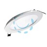 PANNELLO LED TONDO ULTRA SLIM DA INCASSO - 12w - 4000°K naturale - 1100 lm - ø mm.172