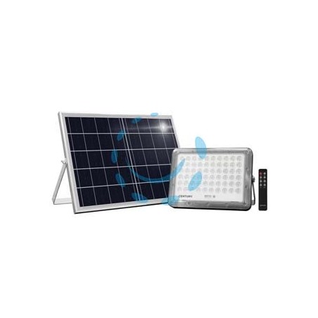 PROIETTORE LED CON PANNELLO SOLARE DIMMERABILE PROMETEO IP65 - 5w - 4000°K naturale - 700lm - 180x35x126h.
