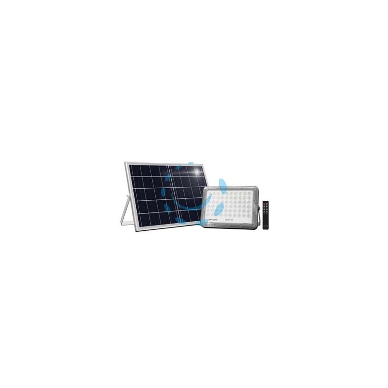 PROIETTORE LED CON PANNELLO SOLARE DIMMERABILE PROMETEO IP65 - 20w - 4000°K naturale - 2700lm - 243x39x172h.