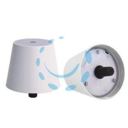LAMPADA DA TAVOLO A LED RICARICABILE A TAPPO BIANCA - mm.105x90h.