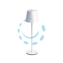 LAMPADA DA TAVOLO A LED RICARICABILE BIANCA - mm.105x360h.
