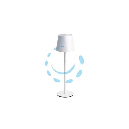 LAMPADA DA TAVOLO A LED RICARICABILE BIANCA - mm.105x360h.