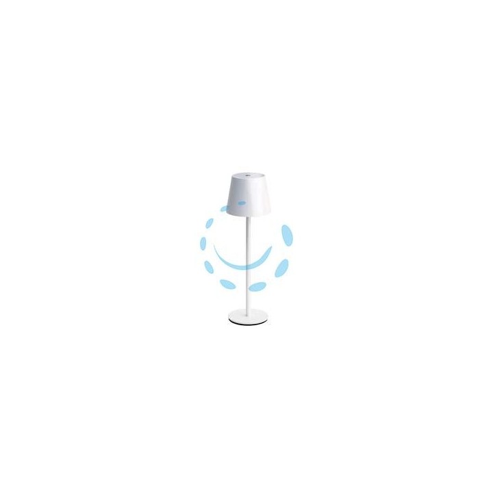 LAMPADA DA TAVOLO A LED RICARICABILE BIANCA - mm.105x360h.