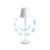 LAMPADA DA TAVOLO A LED RICARICABILE BIANCA - mm.105x360h.