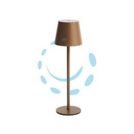 LAMPADA DA TAVOLO A LED RICARICABILE BRONZO - mm.105x360h.
