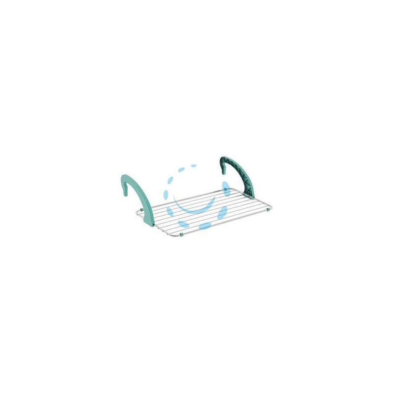 STENDIBIANCHERIA "BALCONY 10" ALLUMINIO MT.10 - cm.56,5x105