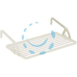 STENDIBIANCHERIA "BALCONY 10" RESINA MT.10 - cm.54x108