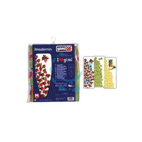 TELO ASSE DA STIRO IN COTONE "LOVE GIMI" - cm.129x48 "M" per assi da stiro max cm.120x38