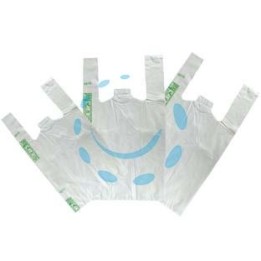 SHOPPERS BIODEGRADABILI E COMPOSTABILI EN 13432 - cm.30+20X60, gr.12 circa