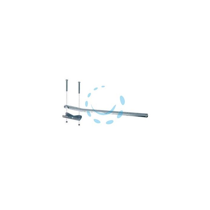 STENDIBIANCHERIA A STAFFA FISSO DA BALCONE ART.712 - acciaio inox