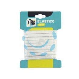 ELASTICO IN POLIESTERE E GOMMA BIANCO - cm.480, largh. mm.5