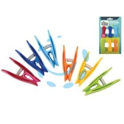 MOLLETTE BIANCHERIA POINT SOFT IN GOMMA TERMOPLASTICA - in confezione da pz.6