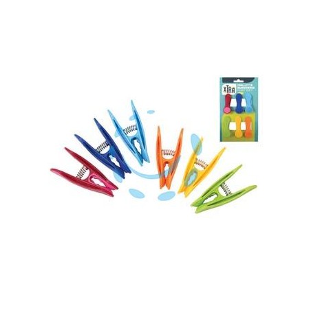 MOLLETTE BIANCHERIA POINT SOFT IN GOMMA TERMOPLASTICA - in confezione da pz.6