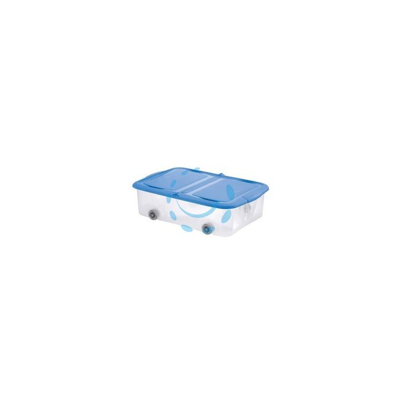 CONTENITORE "STOCK-BOX" MERAVIGLIOSO CON RUOTE - cm.60x40x17h. lt.25