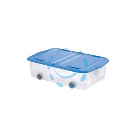 CONTENITORE "STOCK-BOX" MERAVIGLIOSO CON RUOTE - cm.60x40x17h. lt.25