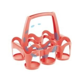 PORTABOTTIGLIE DRINKY PER 6 BOTTIGLIE LT.1 O LT.1,5 - cm.35,3x26,8x30,5h.